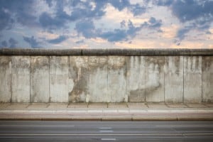 Berliner Mauer - Trump - Mauerbau
